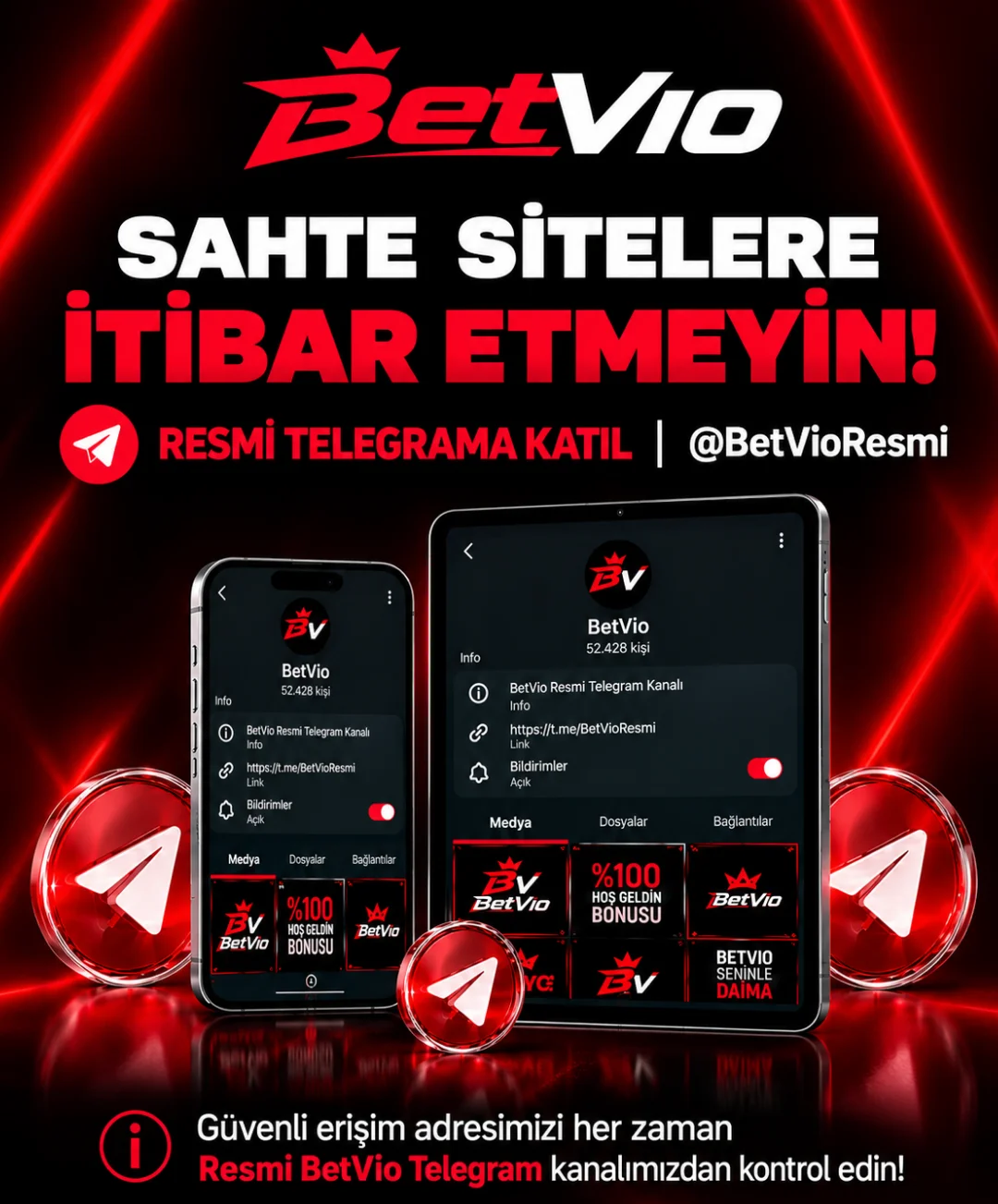 Sahte Sitelere İtibar Etmeyin
